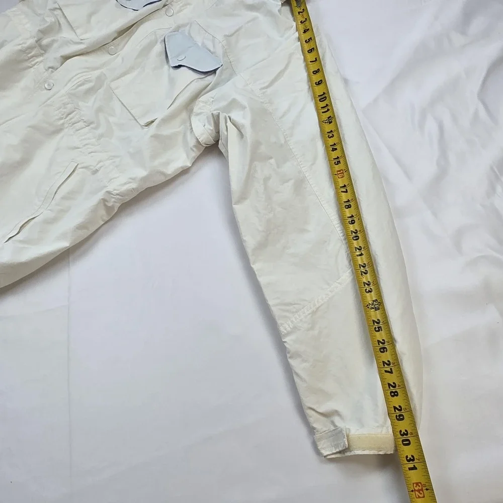 Vintage Polo Ralph Lauren Jacket Mens XL White Hooded Windbreaker Outdoor